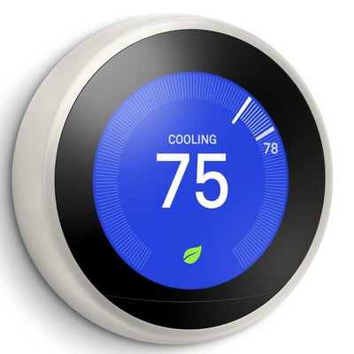 Google Nest Learning Thermostat in White (Snow)