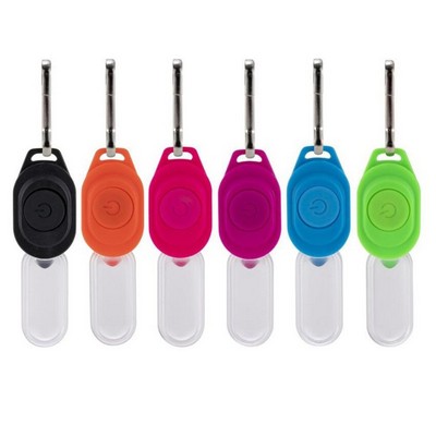 Cute Zipper Pull LED Keychain