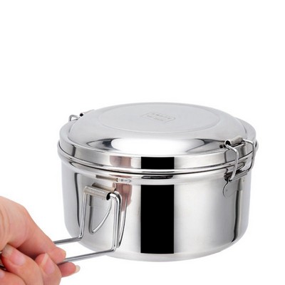 Round Stainless Steel Lunch Box