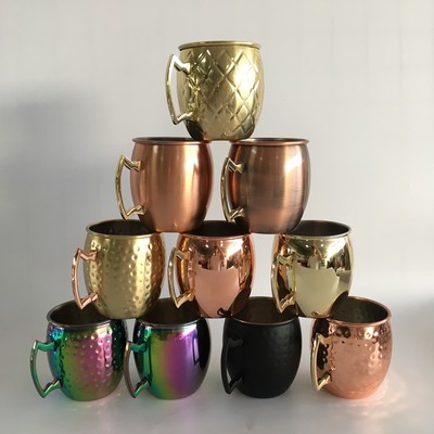 16oz Copper Plating Moscow Mule Drinking Mugs