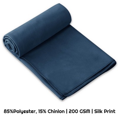 Polyblend Quick-Dry Silk Print Towel - 200Gsm