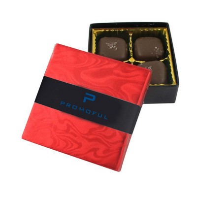 Galveston 4 Piece Sea Salt Caramel Box