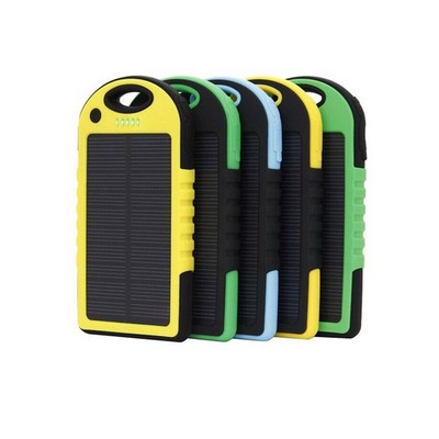 Rechargeable Solar Power Bank - UL Certified - CE/FCC/ISO 9001/Prop 65/RoHS/UN38.3 Compliant