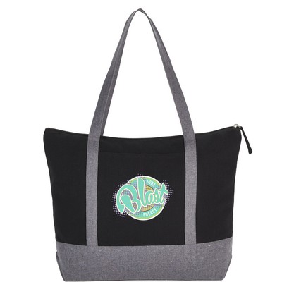 Repose 10oz Recycled Cotton Zippered Tote