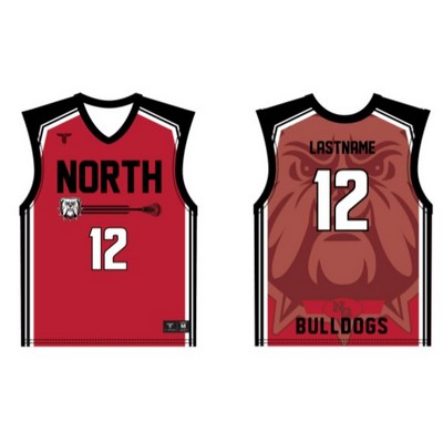 LACROSSE - Custom Full Sublimated Lacrosse Mens Sleeveless Jersey