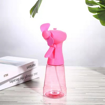 Cooling Mist Spray Bottle Fan