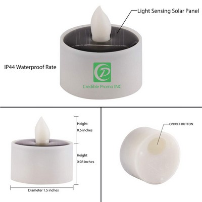 Solar Flameless Candles Tea Light