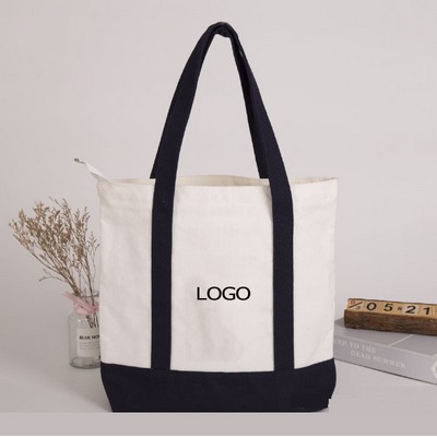 Cotton Canvas Tote Bag 13"x 15"