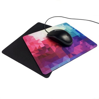 Sublimated Anti-Fray Cloth Rubber Mouse Pad