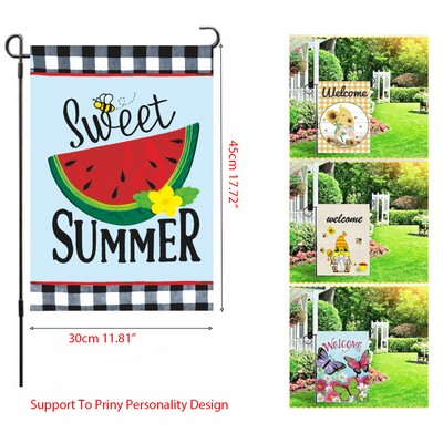 Customized Garden Flag Yard Banners For Graduation Election Patriotic Festival Seasonal Celebration