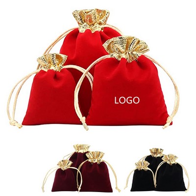 Velvet Drawstring Pouches Jewelry Gift Bag