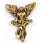 Stock Casting Lapel Pin Angel Banner