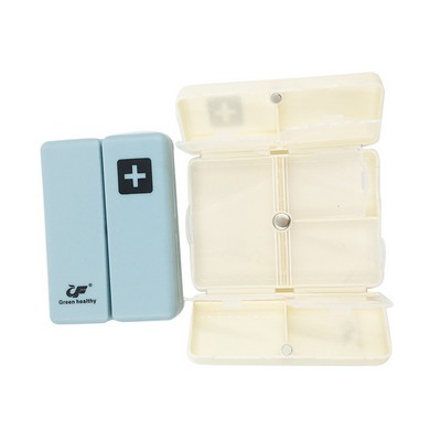 Compartments Travel Pill Organizer