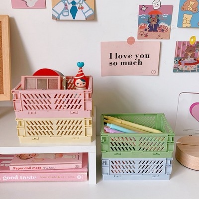 Foldable Plastic Storage Baskets