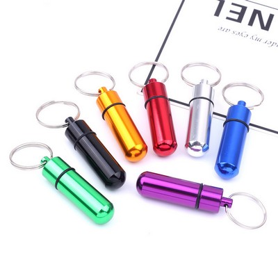 Pillbox Keychain