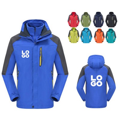 3-in-1 Winter Warm Ski Jacket