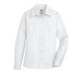 Dickie's® Women's Long Sleeve Stretch Oxford Shirt - White