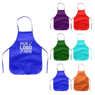 Non Woven Waterproof Kids Drawing Apron