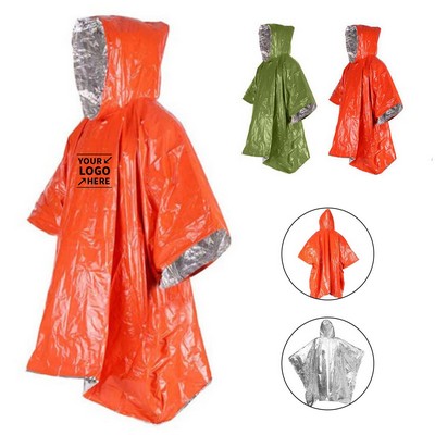 Emergency Rain Poncho Blanket