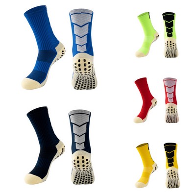 Anti Slip Soccer Sports Grip Pads Socks