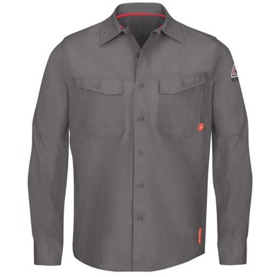 Bulwark™ iQ Series® Men's Endurance Work Shirt - Gray