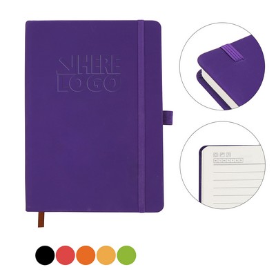 A6 Business Strap Notebook