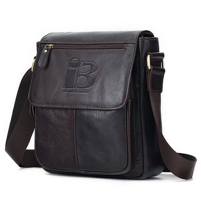 Genuine Messenger Shoulder Crossbody Bag for Men