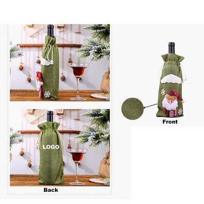 Christmas Wine Bottle Cover Bags