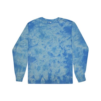 Tie-Dye Unisex Crystal Wash Long-Sleeve T-Shirt