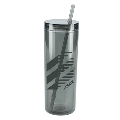 Chroma Recycled Acrylic Skinny Tumbler 16oz