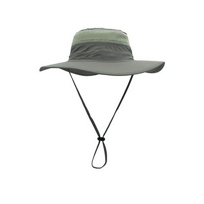 Unisex Drawstring Bucket Hat for Adults - Stylish Sun Protection