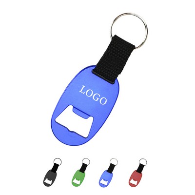 Metal Aluminum Bottle Opener Keychain