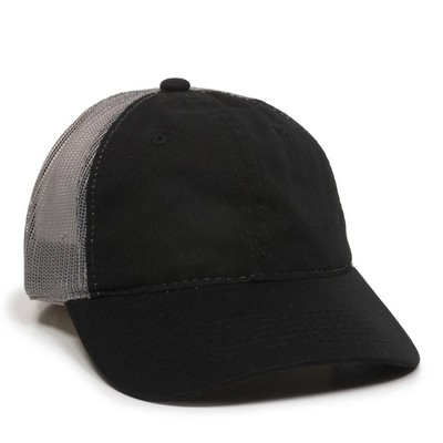 Outdoor Cap® Unstructured Garment Trucker Hat