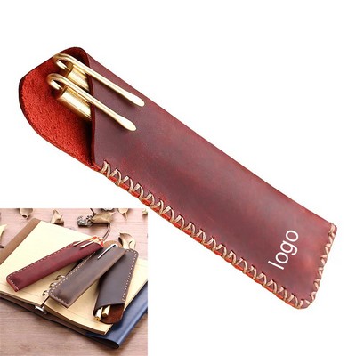 Leather Pen Sleeve