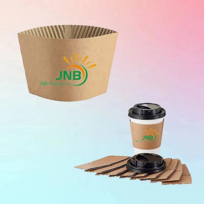 Craft Paper Coffee Cup Sleeve