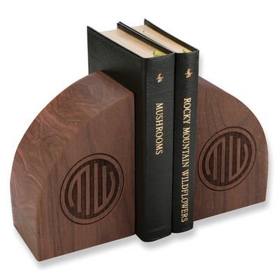 Solid Walnut Bookends