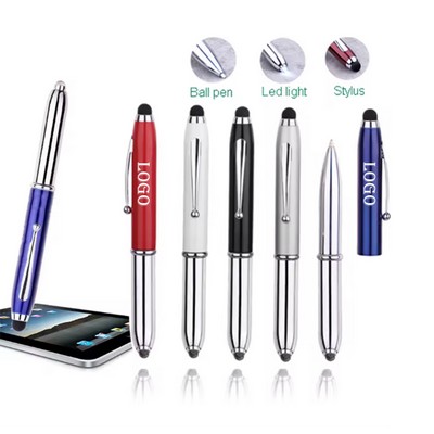 Led Stylus Metal Pen