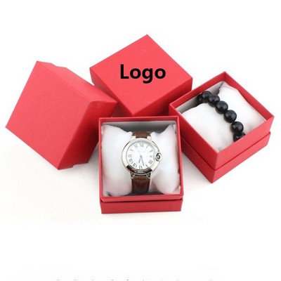 Red Jewelry Bracelet Gift Packaging Box