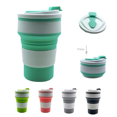 12oz Collapsible Silicone Travel Folding Cup