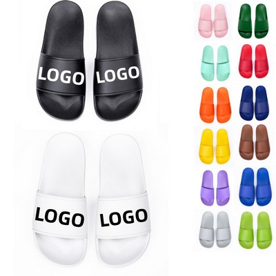 Personalized Solid Color PVC Universal Slipper Sandals