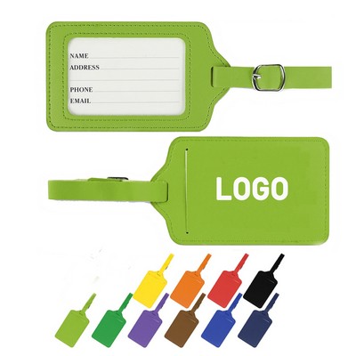 PU Leather Luggage Tag