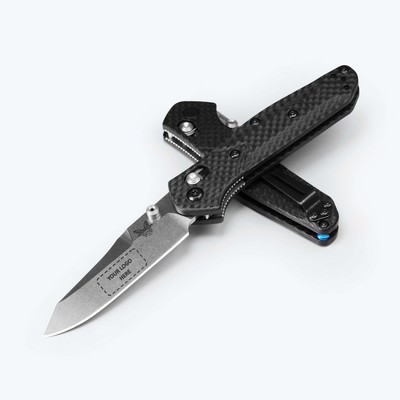 Mini Osborne Black Carbon Fiber Knife