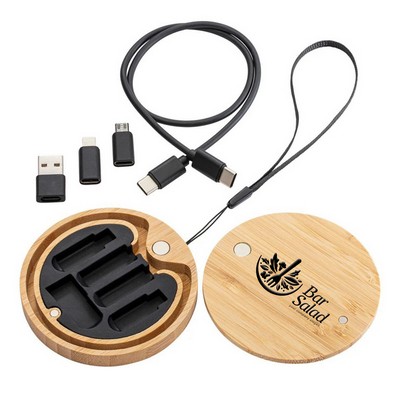 Cable Kit w/Bamboo Storage Box