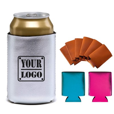 Metallic Neoprene Can Cooler