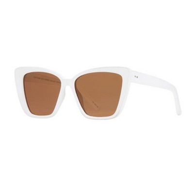 Lassen Eco-Active Polarized Sunglasses w/Soft White Frame