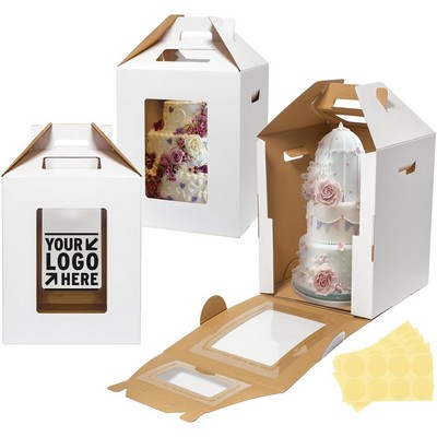 12 x12 x14 InchesTall Cake Boxes with Window