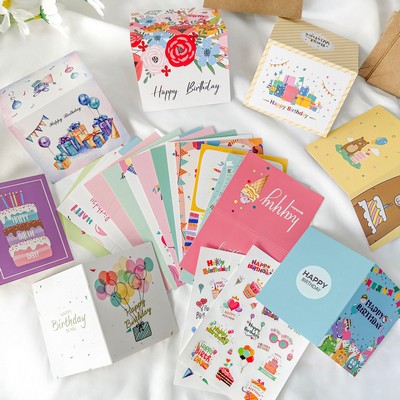 Premium Refill Pack Birthday Card Organizer Box