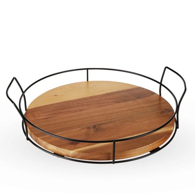 Twine Modern Manor Acacia Cocktail Tray