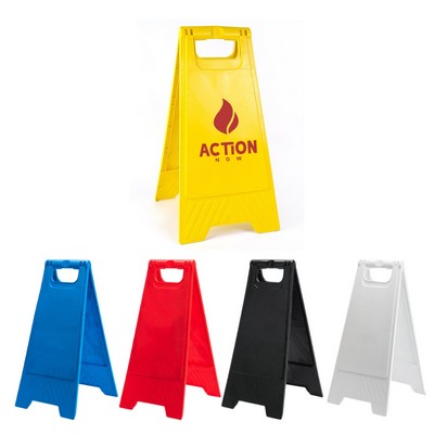 Bright Color Plastic Caution Warning Floor Sign