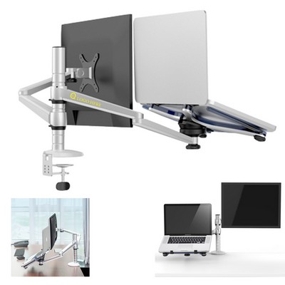 Laptop And Monitor Desk Mount Stand